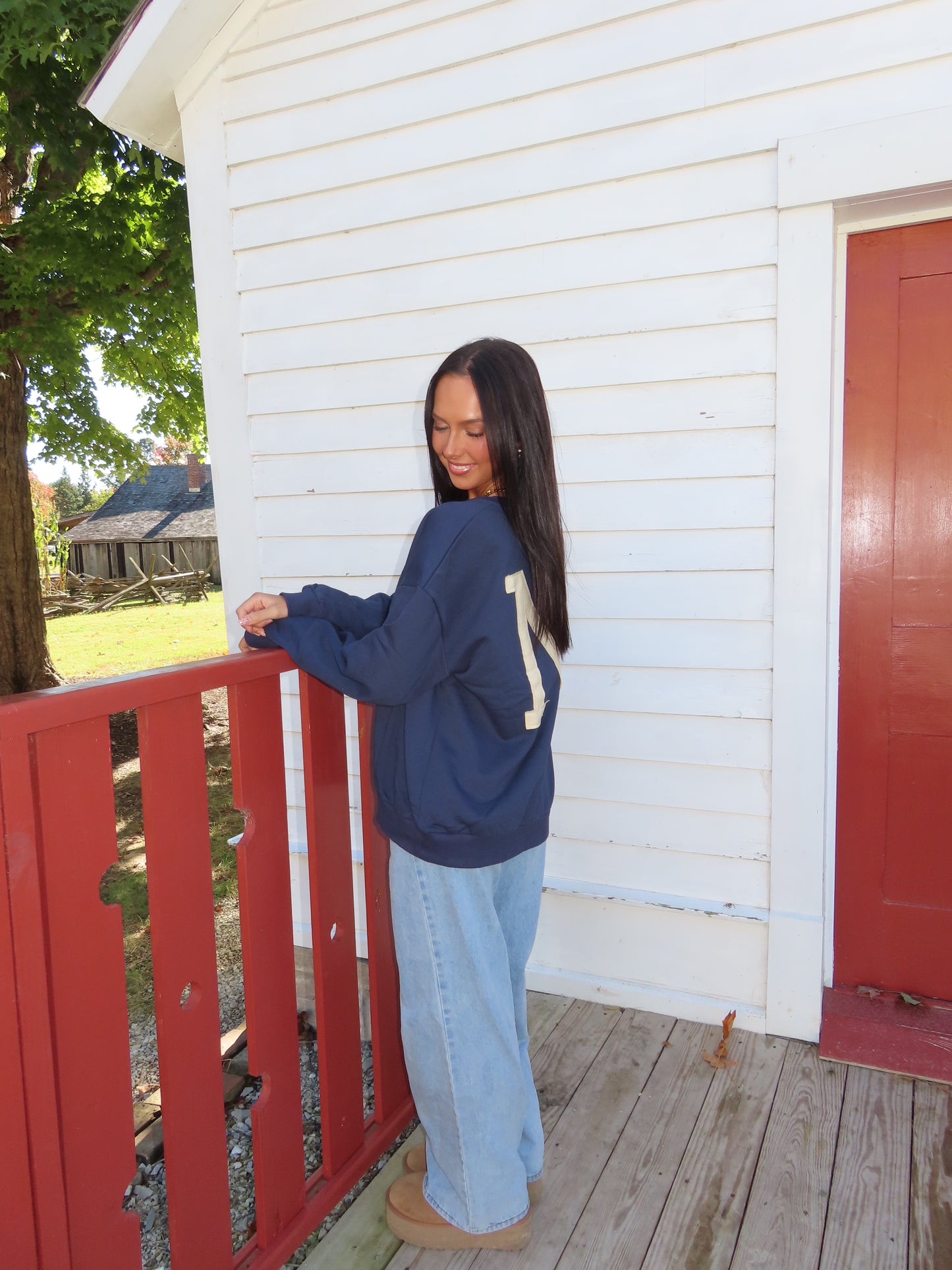 NY Patch Oversized Crewneck