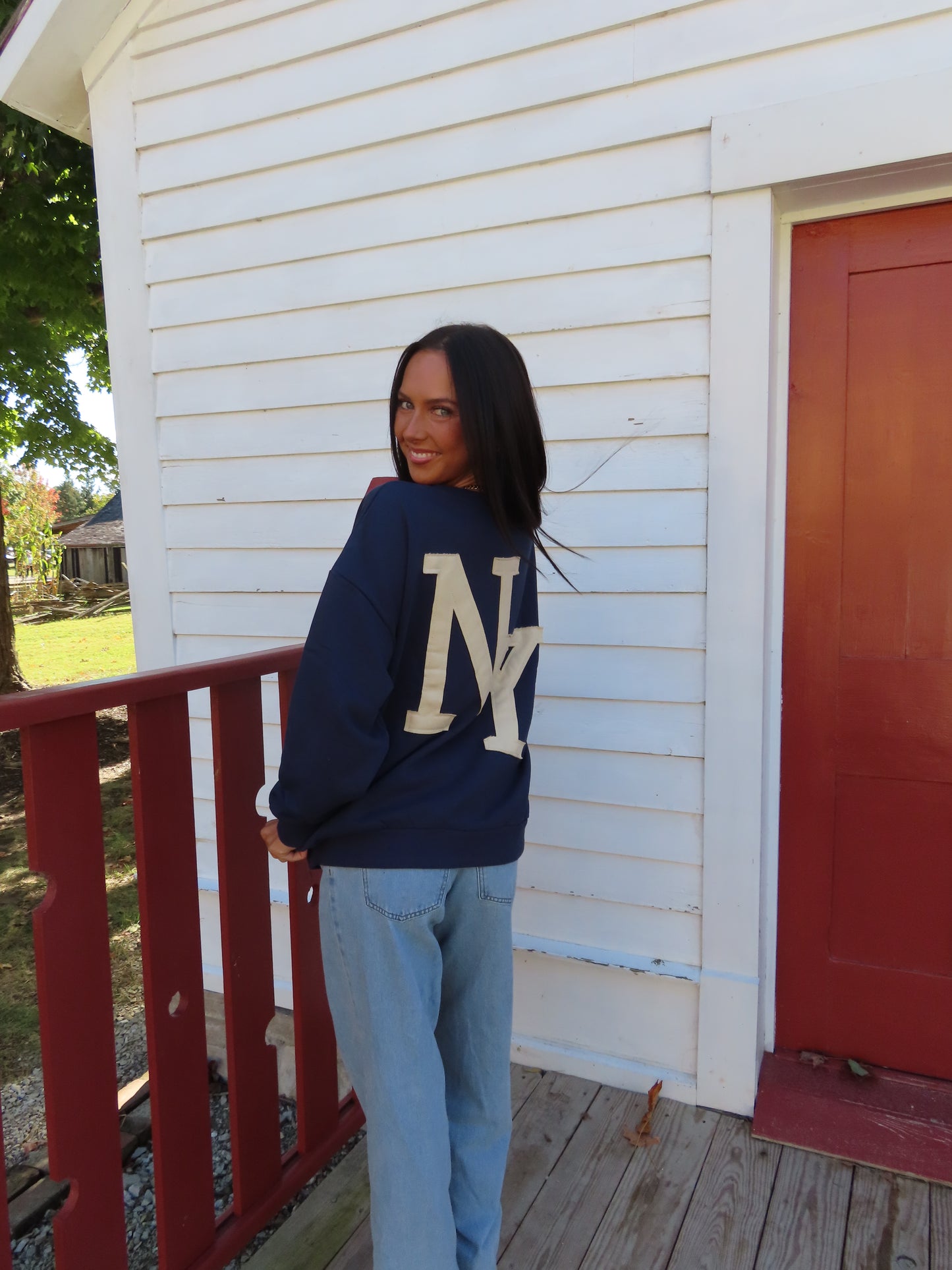 NY Patch Oversized Crewneck