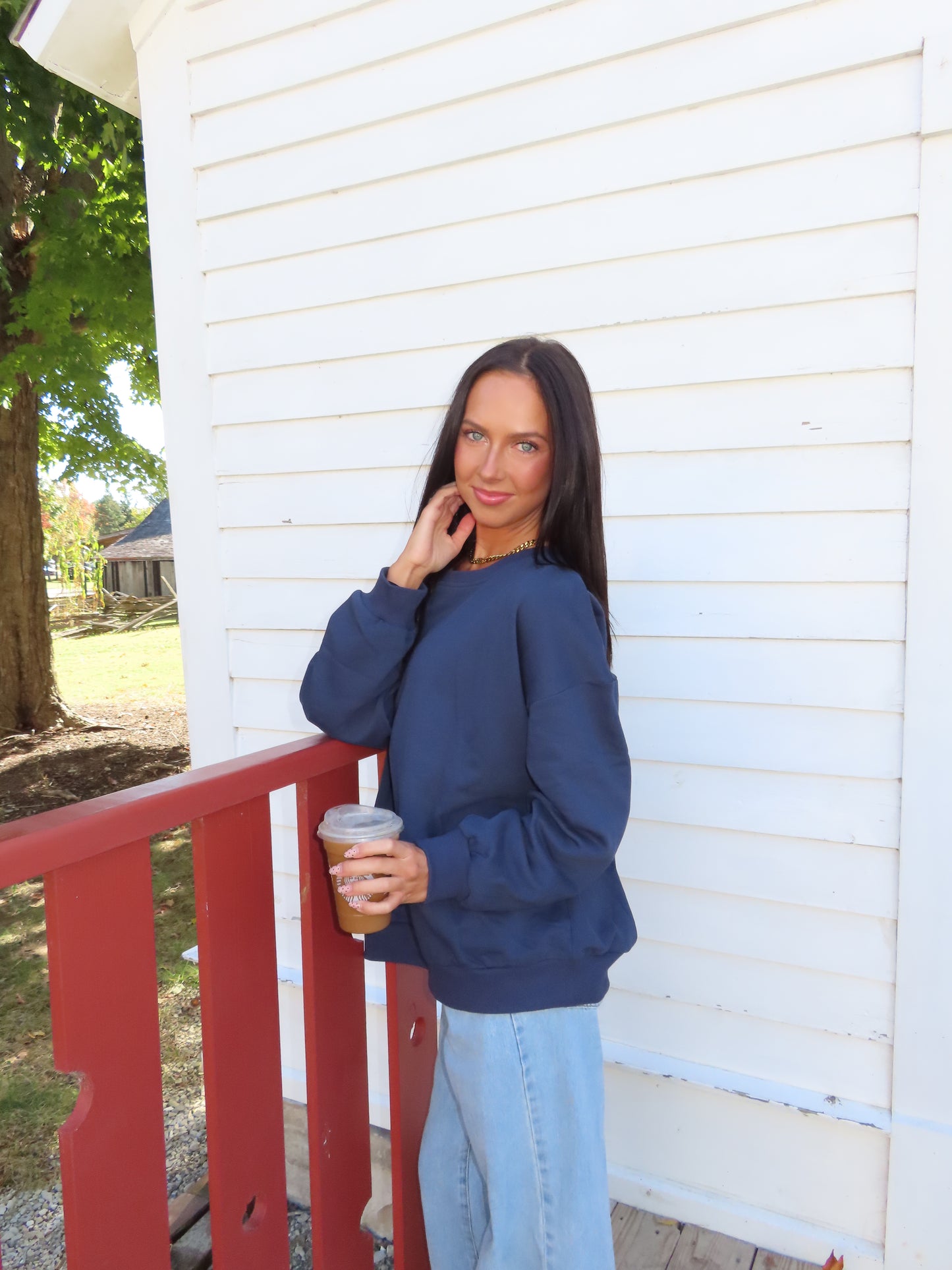 NY Patch Oversized Crewneck