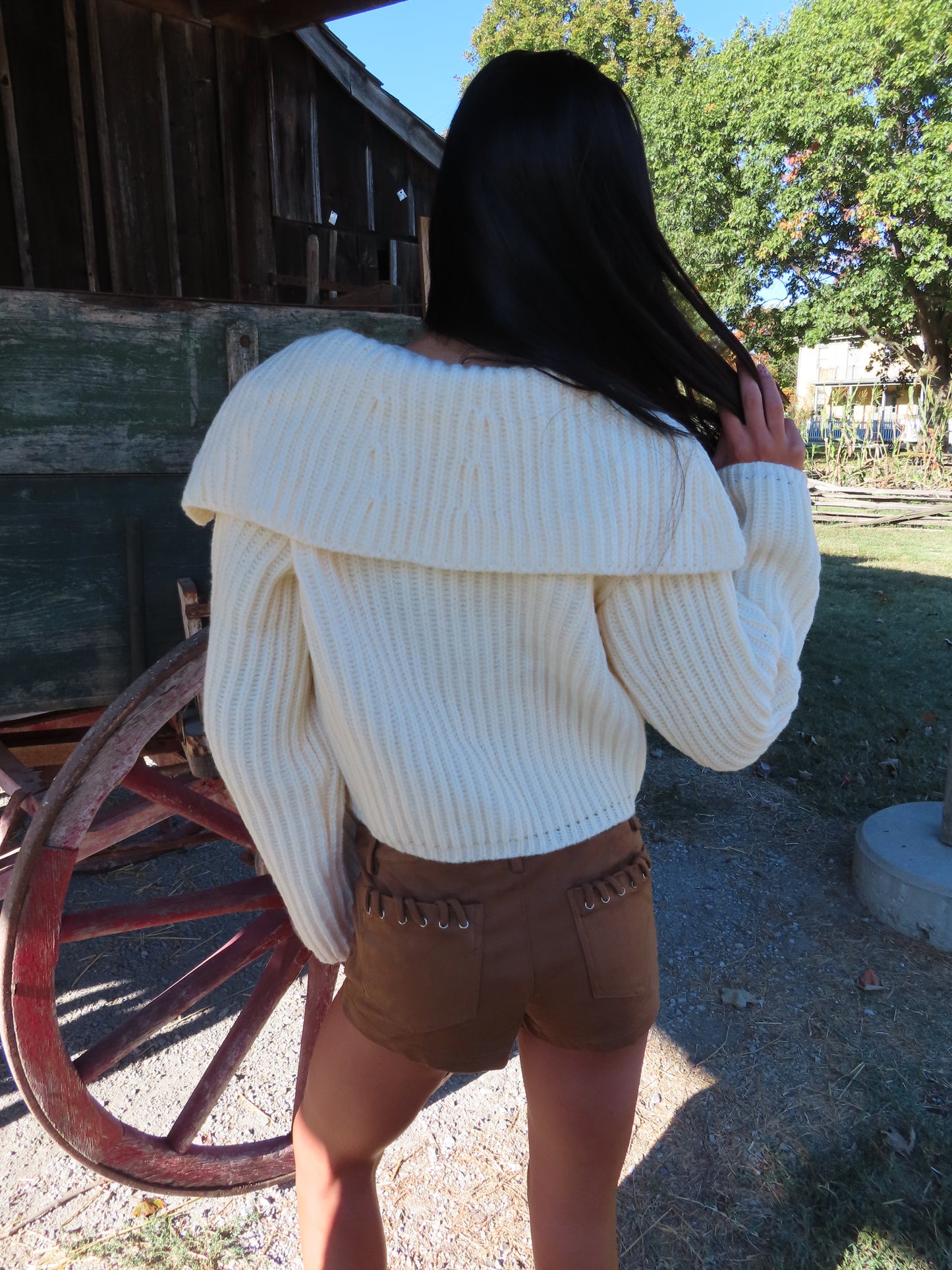 Suede Mini Shorts