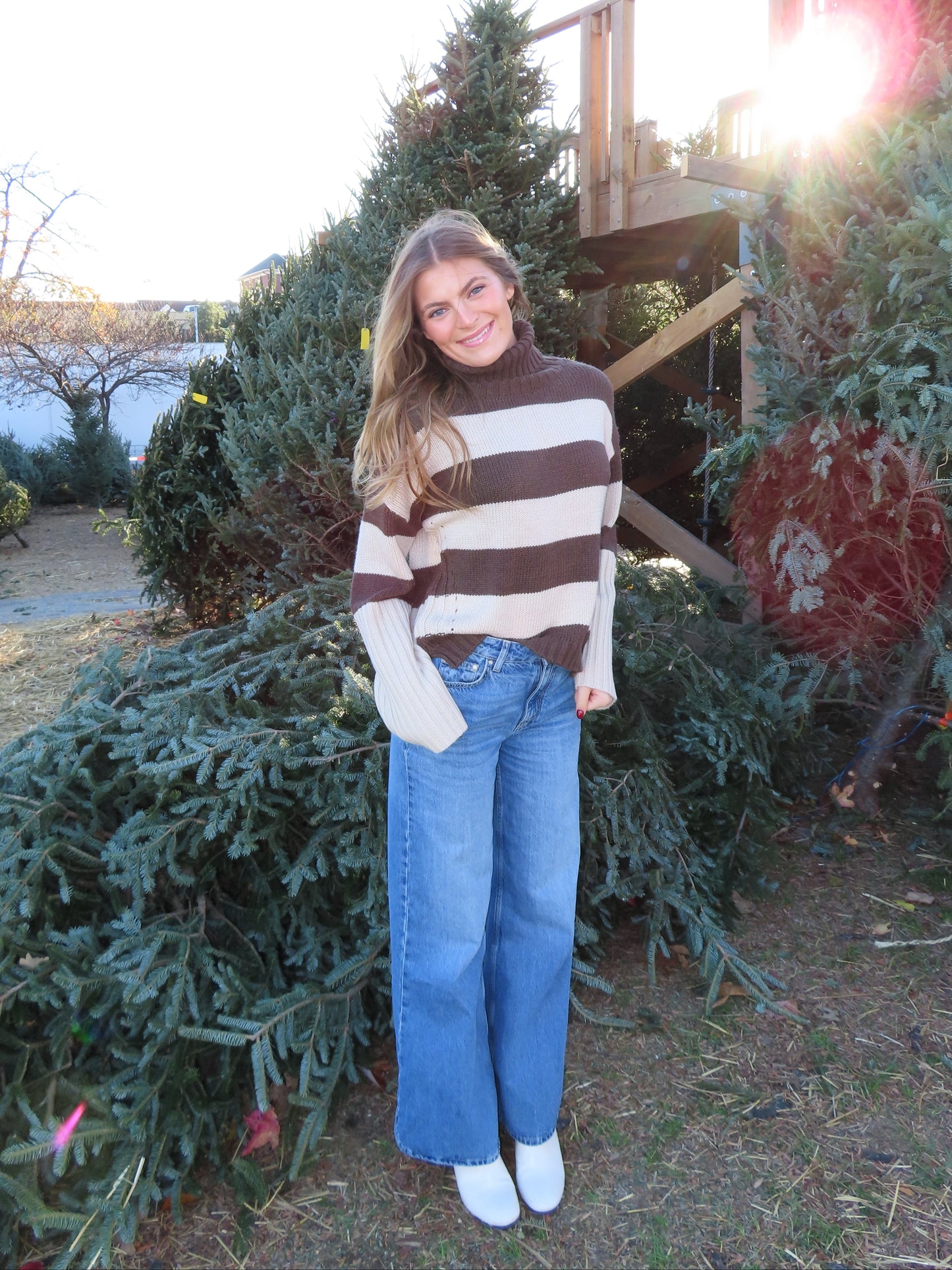 Hot Cocoa Turtleneck Sweater