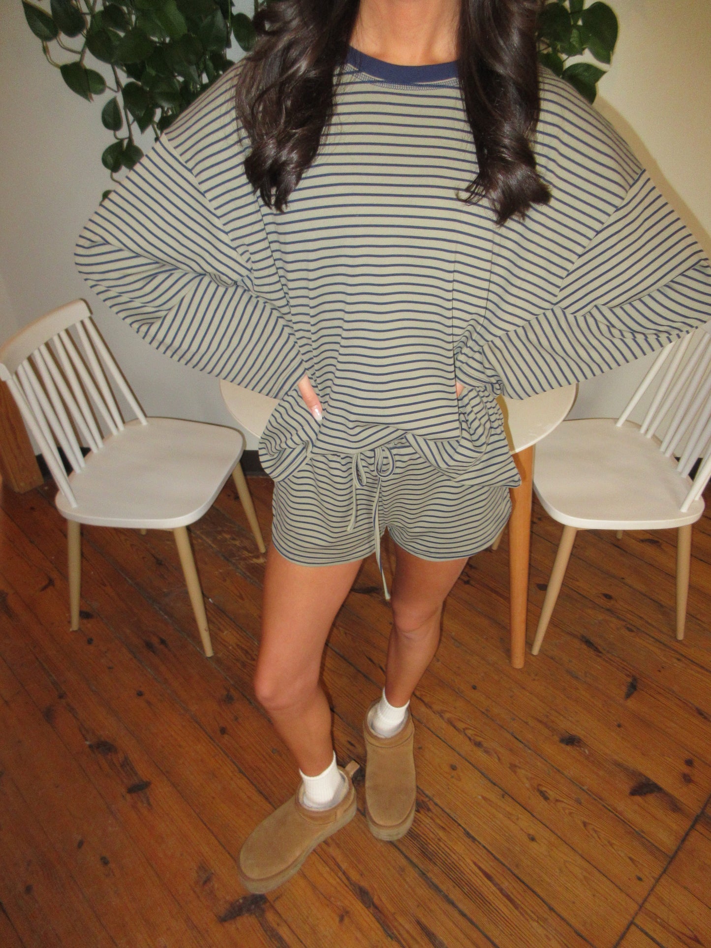 Striped Lounge Top