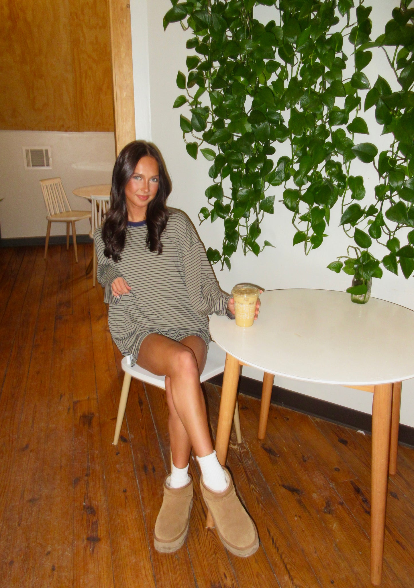 Striped Lounge Top